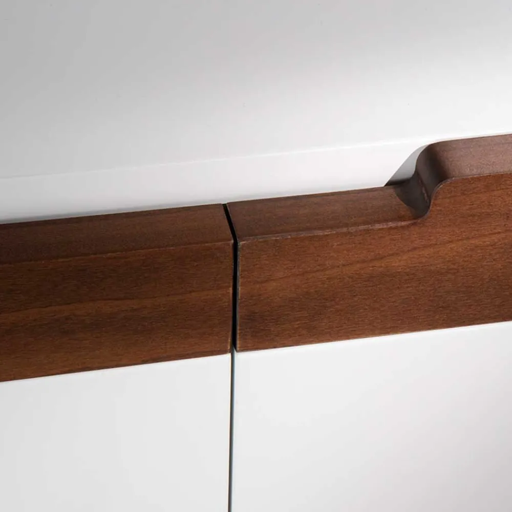 Wohnen Sideboards<Moderne Kommode mit zwei Türen in Weiß - Araulon