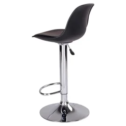 Wohnen Hocker<Moderne Kunstleder Barstühle in Schwarz - Ekino (2er Set)