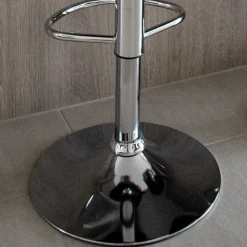 Wohnen Hocker<Moderne Kunstleder Barstühle in Schwarz - Ekino (2er Set)
