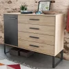 Wohnen Sideboards<Moderne Loft Kombikommode mit Bügelgestell - Licruva