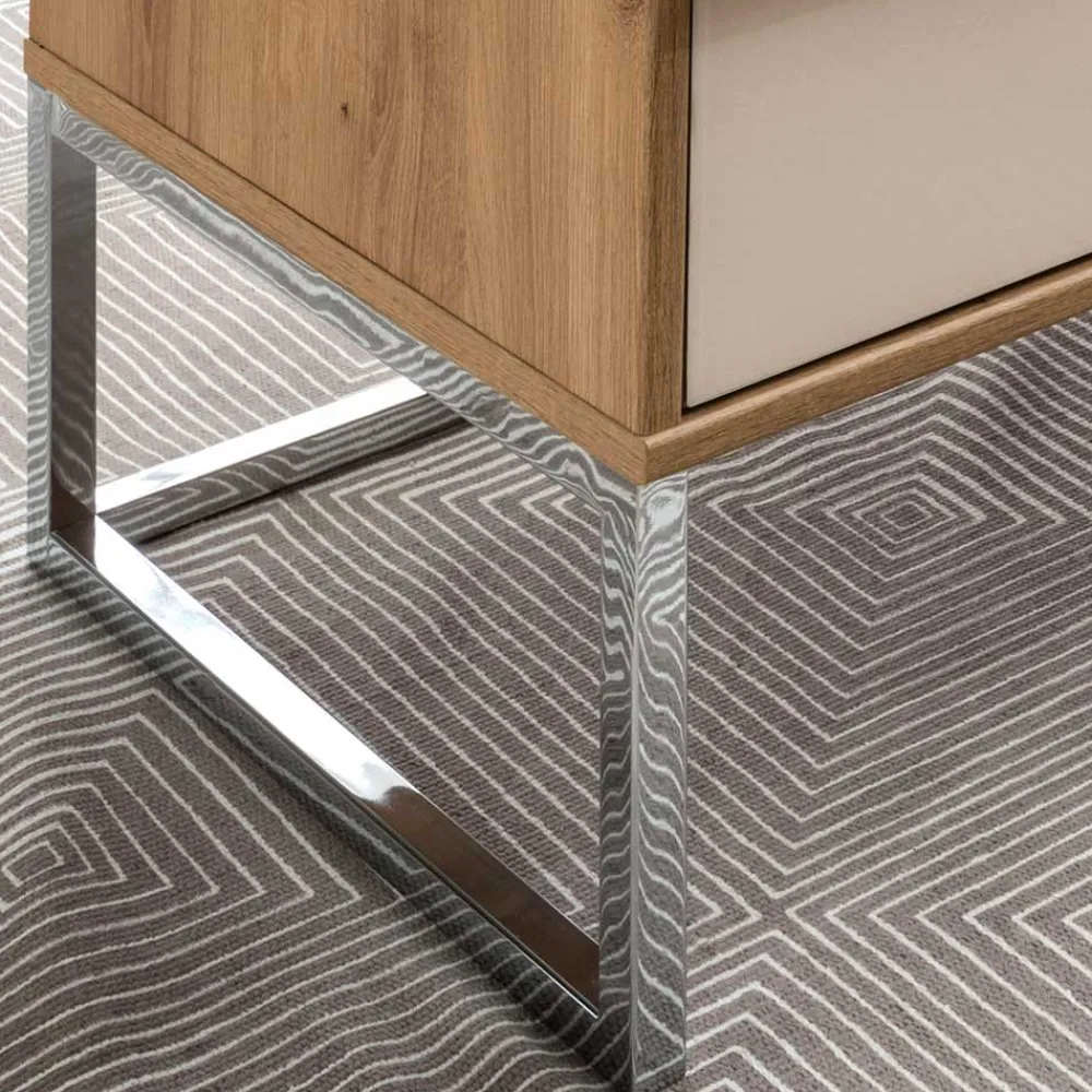 Wohnen Sitzbank<Moderne Schlafzimmerbank mit Kunstleder Beige - Crascanu