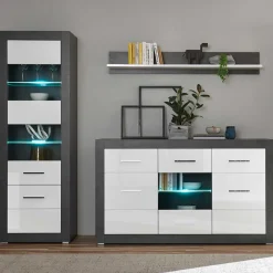 Wohnen Wohnwände<Moderne Schränke & Wandregal Set - Istensa (dreiteilig)
