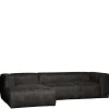 Wohnen Sofas<Moderne Sofaecke in Schwarz Recyclingleder - Vlotho