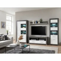 Wohnen Wohnwände<Moderne TV Wohnwand als Set - Istensa (vierteilig)