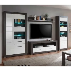 Wohnen Wohnwände<Moderne TV Wohnwand als Set - Istensa (vierteilig)