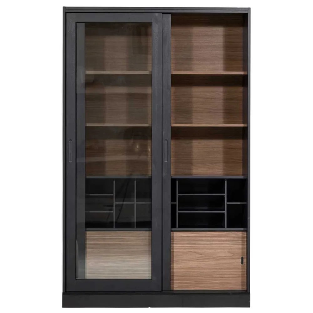 Wohnen Vitrinen<Moderne Vitrine mit Glas Schiebetüren - Susanne