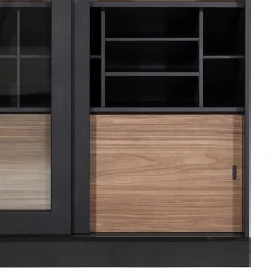 Wohnen Vitrinen<Moderne Vitrine mit Glas Schiebetüren - Susanne