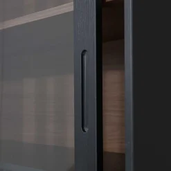 Wohnen Vitrinen<Moderne Vitrine mit Glas Schiebetüren - Susanne