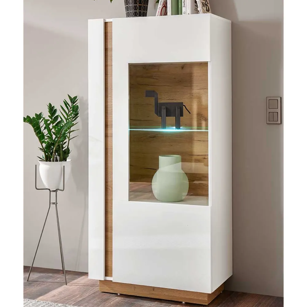 Wohnen Vitrinen<Moderne Vitrine 72x154x40 cm - Myrda