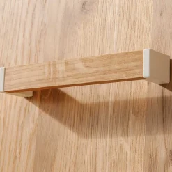 Wohnen Wohnwände<Moderne Wohnwand aus Holz - Dulciana (vierteilig)