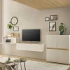 Wohnen Wohnwände<Moderne Wohnzimmereinrichtung Schrank Set - Nonessia (dreiteilig)