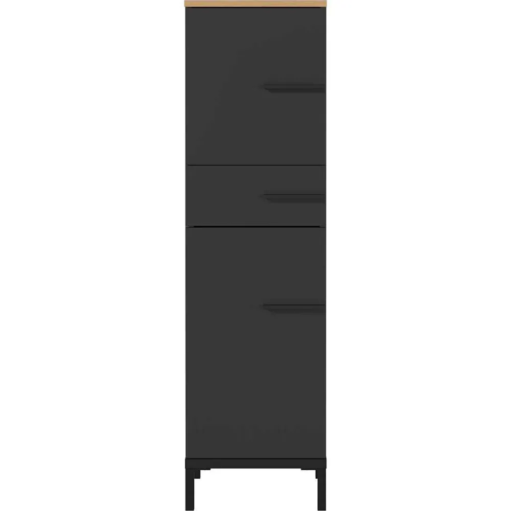 Wohnen Schränke<Moderner Badezimmerschrank 125 cm hoch - Lucrino