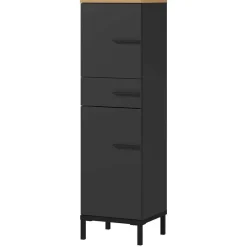 Wohnen Schränke<Moderner Badezimmerschrank 125 cm hoch - Lucrino