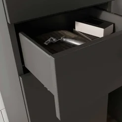 Wohnen Schränke<Moderner Badezimmerschrank 125 cm hoch - Lucrino