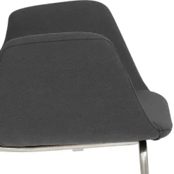 Wohnen Hocker<Moderner Barstuhl mit Armlehnen in Dunkelgrau - Vaiana