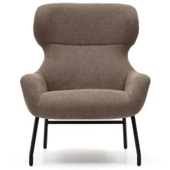 Wohnen Sessel<Moderner Chenille Sessel in Hellbraun - Mosso