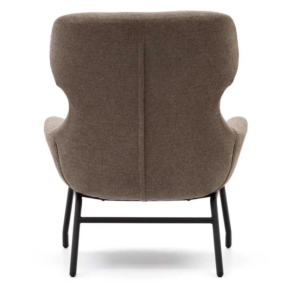Wohnen Sessel<Moderner Chenille Sessel in Hellbraun - Mosso