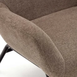Wohnen Sessel<Moderner Chenille Sessel in Hellbraun - Mosso