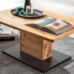 Wohnen Tische<Moderner Couchtisch in Wildeiche und Anthrazit - Drinidad