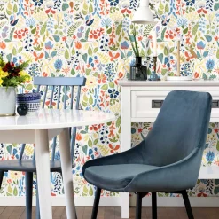 Wohnen Stühle<Moderner Esstischstuhl in Blau Samt - Elisa (2er Set)