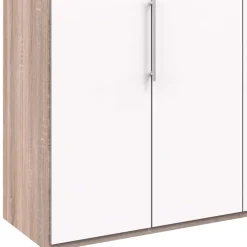 Wohnen Kleiderschränke<Moderner Falttürenschrank mit Metallgriffen - Vaclyn