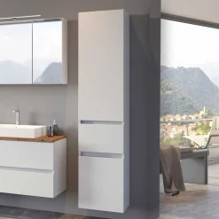 Wohnen Schränke<Moderner Hochschrank fürs Bad 40x180x35 cm - Misbonas