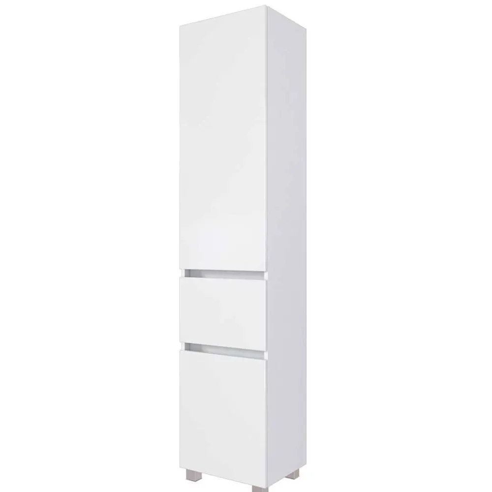 Wohnen Schränke<Moderner Hochschrank fürs Bad 40x180x35 cm - Misbonas