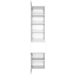 Wohnen Schränke<Moderner Hochschrank fürs Bad 40x180x35 cm - Misbonas