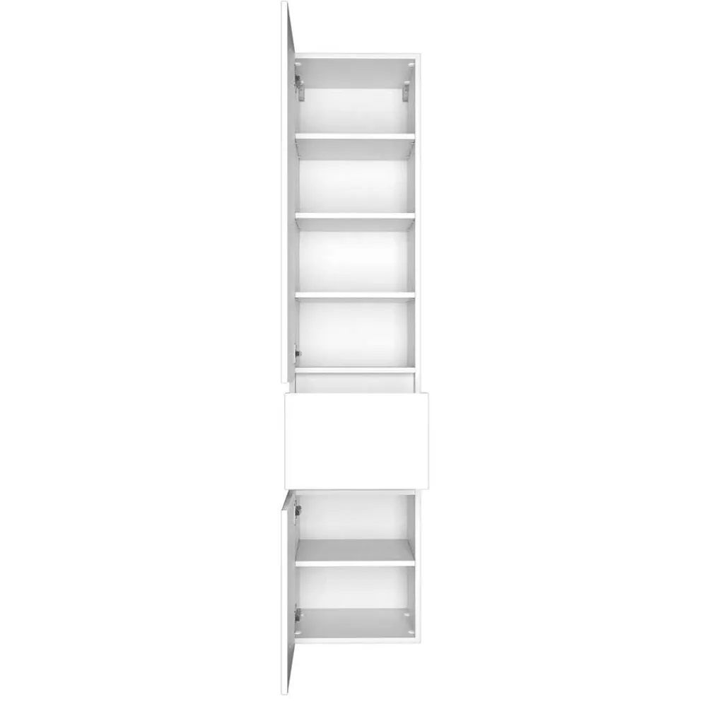 Wohnen Schränke<Moderner Hochschrank fürs Bad 40x180x35 cm - Misbonas