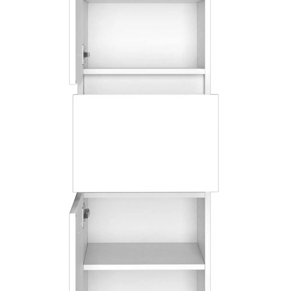 Wohnen Schränke<Moderner Hochschrank fürs Bad 40x180x35 cm - Misbonas