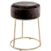 Wohnen Hocker<Moderner Hocker in Grau & Gold - Miaoli