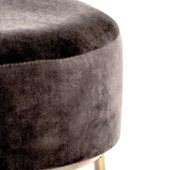 Wohnen Hocker<Moderner Hocker in Grau & Gold - Miaoli