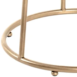 Wohnen Hocker<Moderner Hocker in Grau & Gold - Miaoli