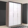 Wohnen Kleiderschränke|Schränke<Moderner Kleiderschrank in Weiß Glas - Empresian
