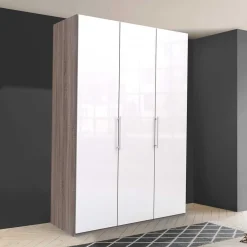 Wohnen Kleiderschränke|Schränke<Moderner Kleiderschrank in Weiß Glas - Empresian