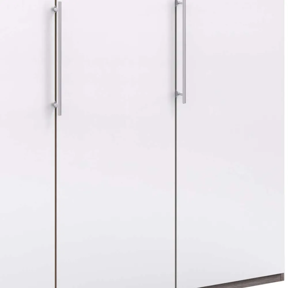 Wohnen Kleiderschränke|Schränke<Moderner Kleiderschrank in Weiß Glas - Empresian