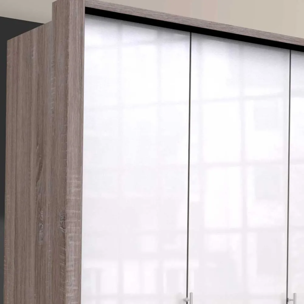Wohnen Kleiderschränke|Schränke<Moderner Kleiderschrank in Weiß Glas - Empresian