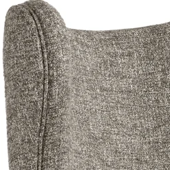 Wohnen Sessel<Moderner Ohrensessel in Beigegrau Boucle - Curemo
