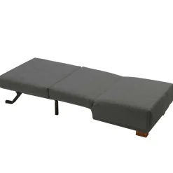 Wohnen Sofas<Moderner Schlafsessel in Dunkelgrau & Eiche - Amare
