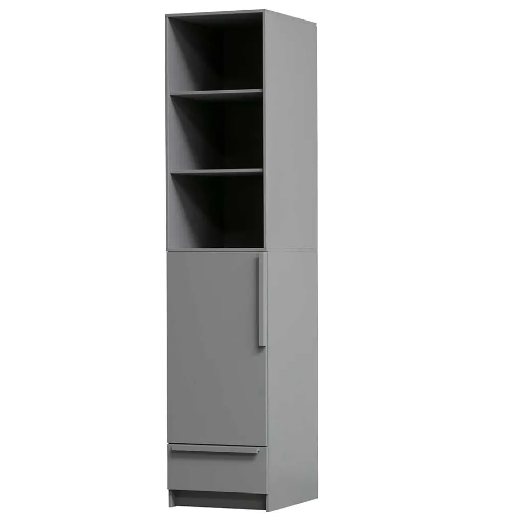 Wohnen Kleiderschränke|Schränke<Moderner Schrank in Beton Grau - Almond