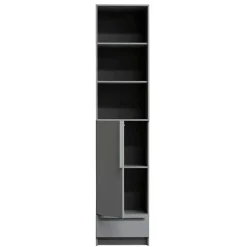 Wohnen Kleiderschränke|Schränke<Moderner Schrank in Beton Grau - Almond