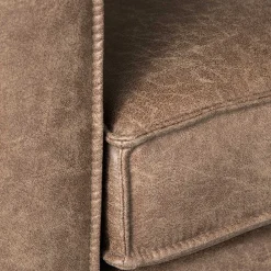 Wohnen Sessel<Moderner Sessel in Taupe Recyclingleder - Endik