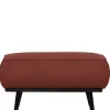 Wohnen Hocker<Moderner Stoffhocker Boucle in Rotbraun - Anizia