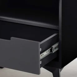 Wohnen Tv & Hifi-Möbel|Lowboards<Moderner TV Unterschrank in Weiß & Grau - Vadids