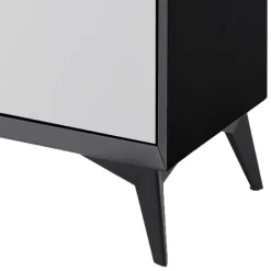 Wohnen Tv & Hifi-Möbel|Lowboards<Moderner TV Unterschrank in Weiß & Grau - Vadids