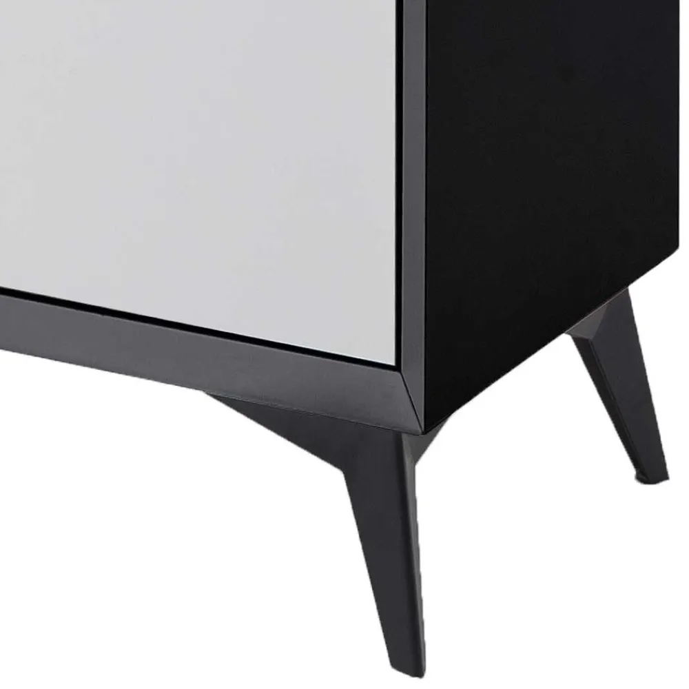 Wohnen Tv & Hifi-Möbel|Lowboards<Moderner TV Unterschrank in Weiß & Grau - Vadids