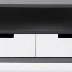 Wohnen Tv & Hifi-Möbel|Lowboards<Moderner TV Unterschrank in Weiß & Grau - Vadids