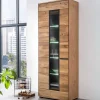 Wohnen Schränke<Moderner Vitrinenschrank 70x196x40 cm - Sennya