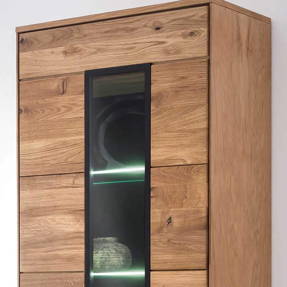 Wohnen Schränke<Moderner Vitrinenschrank 70x196x40 cm - Sennya
