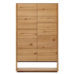 Wohnen Vitrinen<Moderner Wohnzimmerschrank in Eichefarben - Algaro